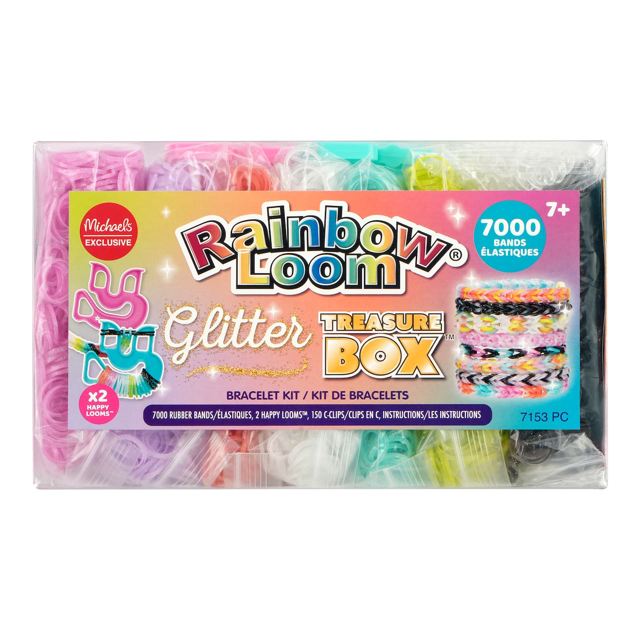 Rainbow Loom® Glitter Treasure Box™ Bracelet Kit